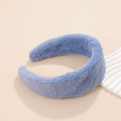 Solid Color Women Headband Hair Clip U-Shape Hair Hoop Hair Accessories