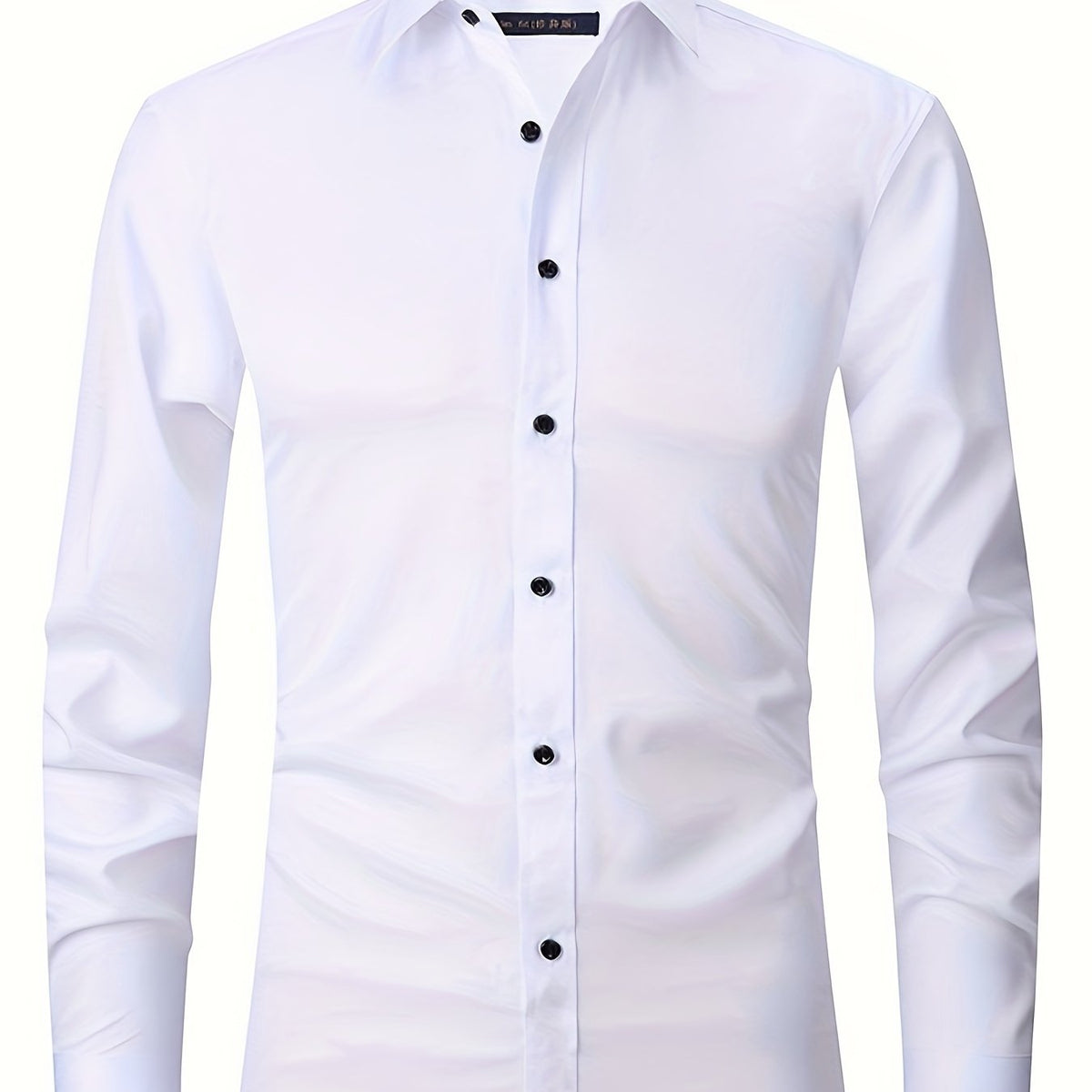 Men's Slim Fit Long Sleeve Button Up Shirt