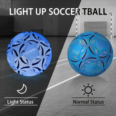 Luminous Football Glow in the Dark No 5 Soccer Ball