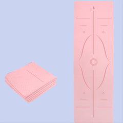 Foldable TPE Yoga Mat for Yoga and Fitness