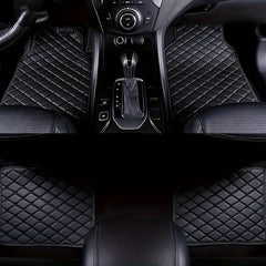 Waterproof Universal Car Floor Mats Front & Rear Set PU Leather Carpets