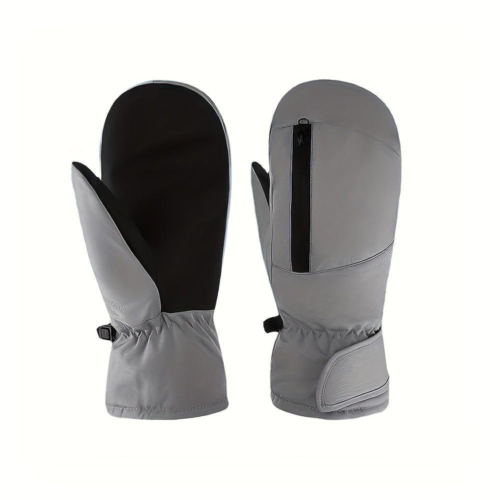 Winter Skiing Gloves Warm Waterproof Windproof Thickened