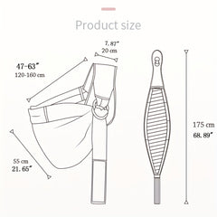 Soft Baby Carrier Sling Wrap Ring for Newborn Toddler Ergonomic Hug Strap