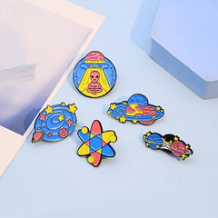 Spaceman & Starfleet Lapel Pins for Cartoon Planet