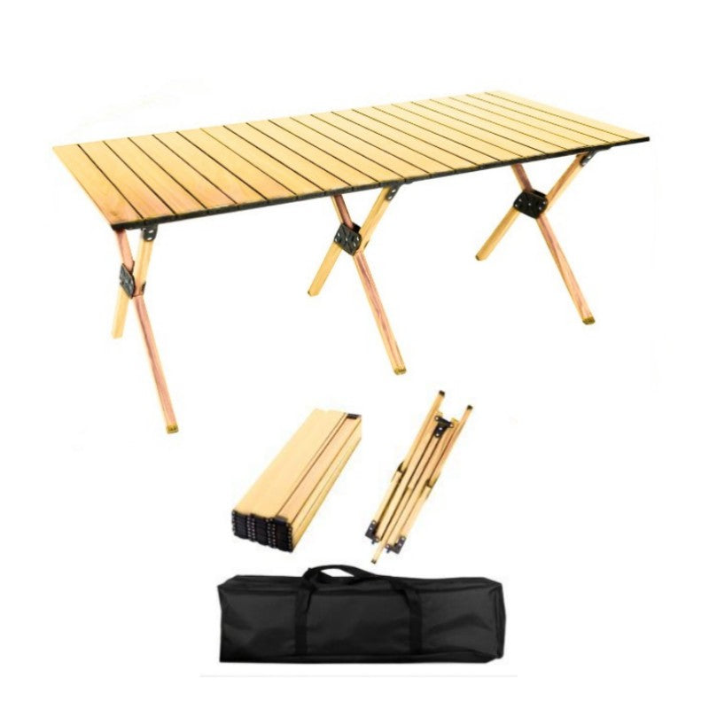 Portable Aluminum Camping Table for 5-7 People