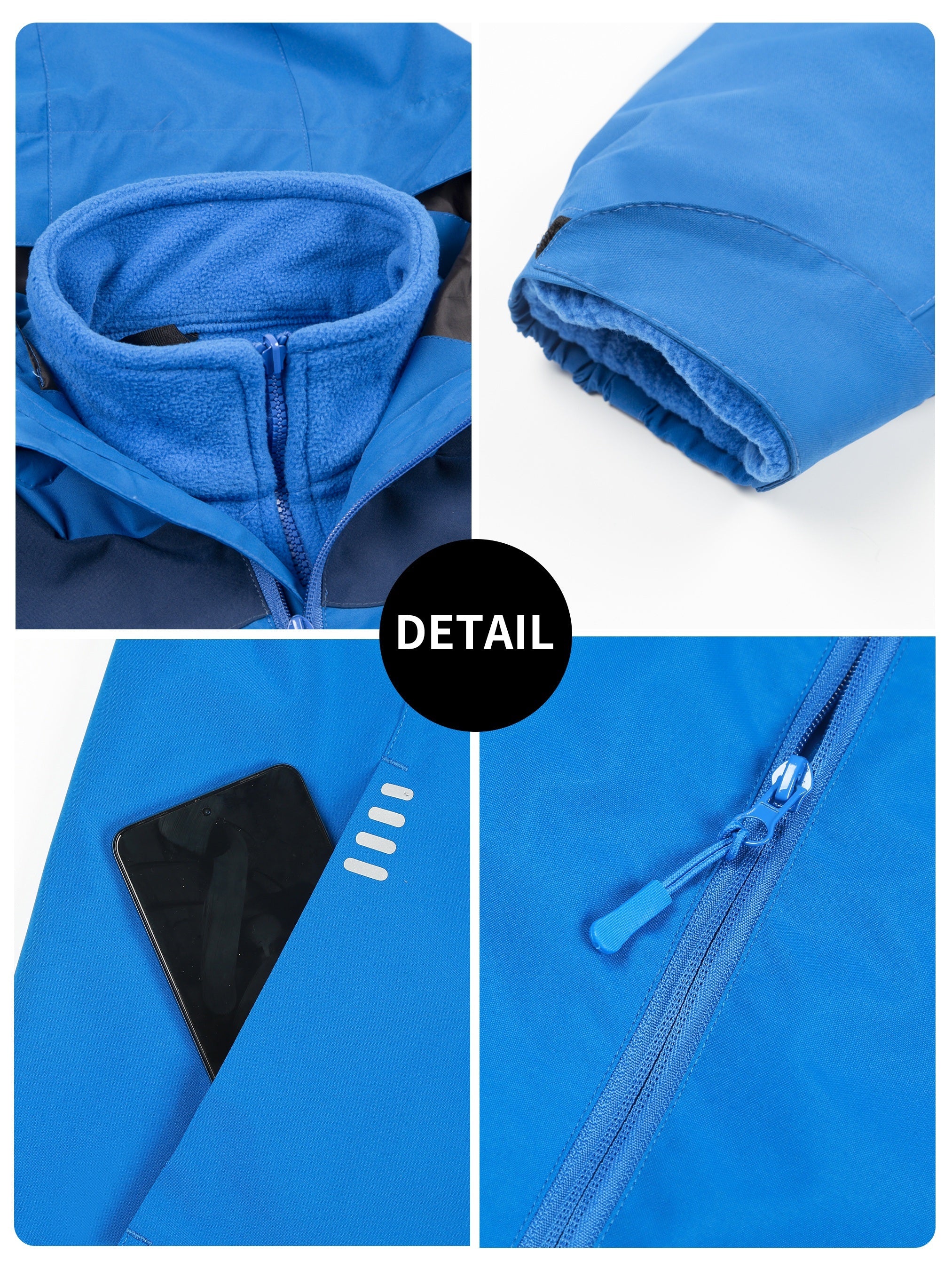 Detachable 3-in-1 Assault Jacket Women's Clothing