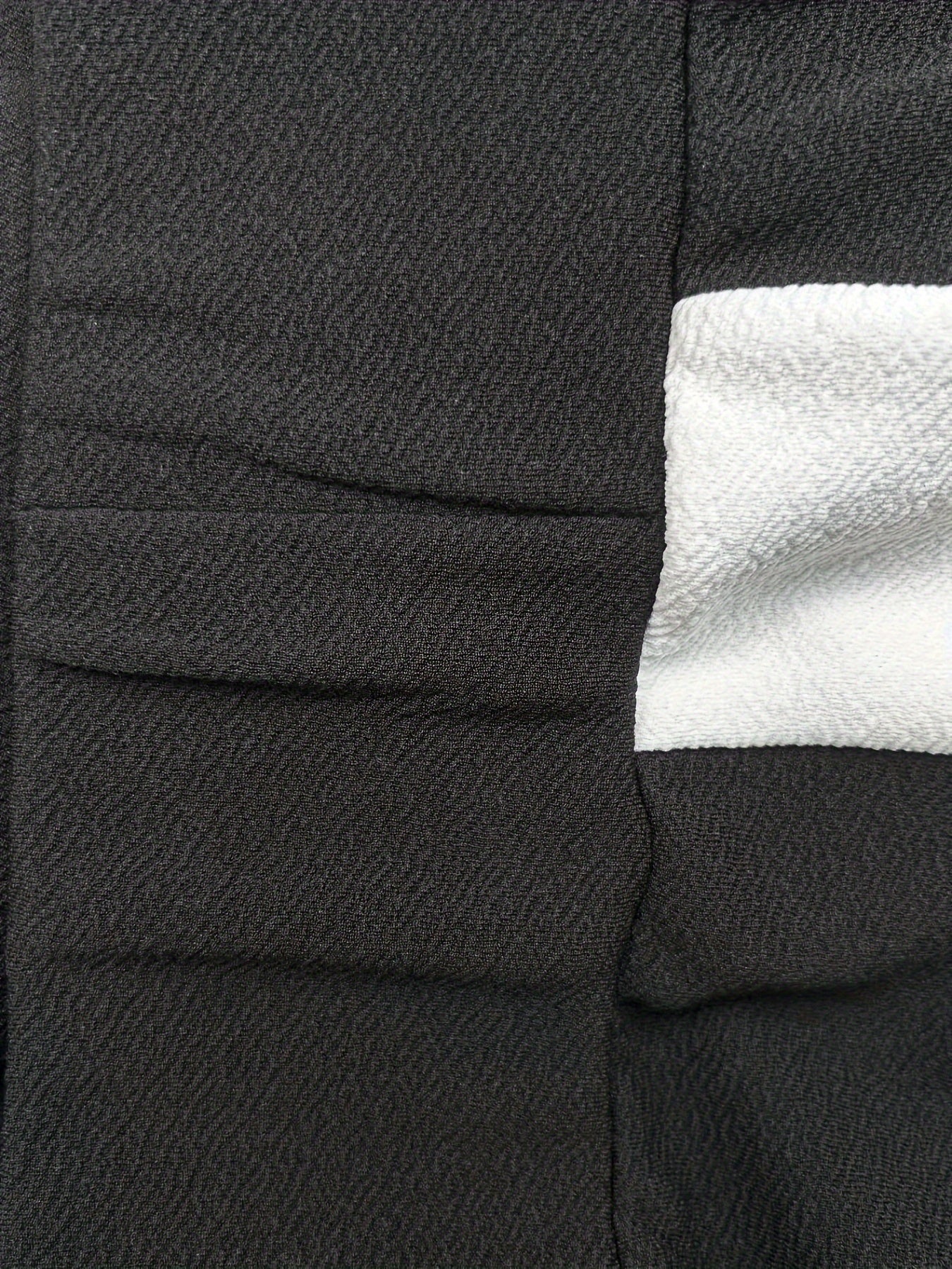  Colorblock High Rise Wide Leg Trousers