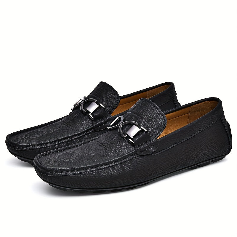 Men's Slip On Bit Loafer Shoes Casual Anti Skid Rubber Sole