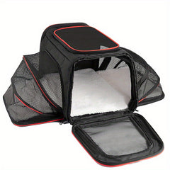 Foldable Soft Sided Pet Carrier for Cats and Dogs