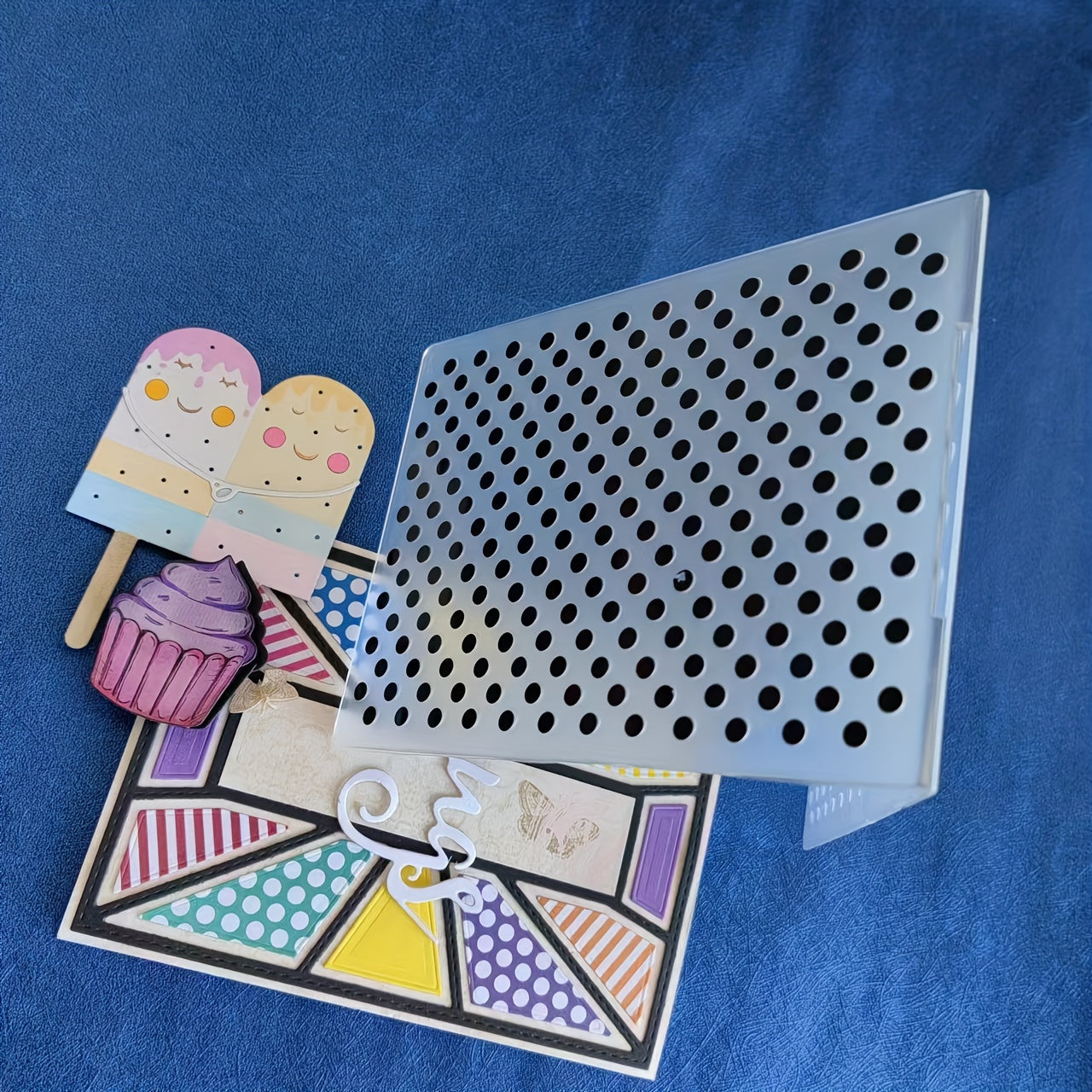 Star Dot Embossing Folder DIY Craft Scrapbook Album Paper Card