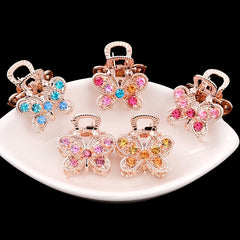 Rhinestone Butterfly Hair Claw Clip Non Slip Grip Hair Jaw Clip