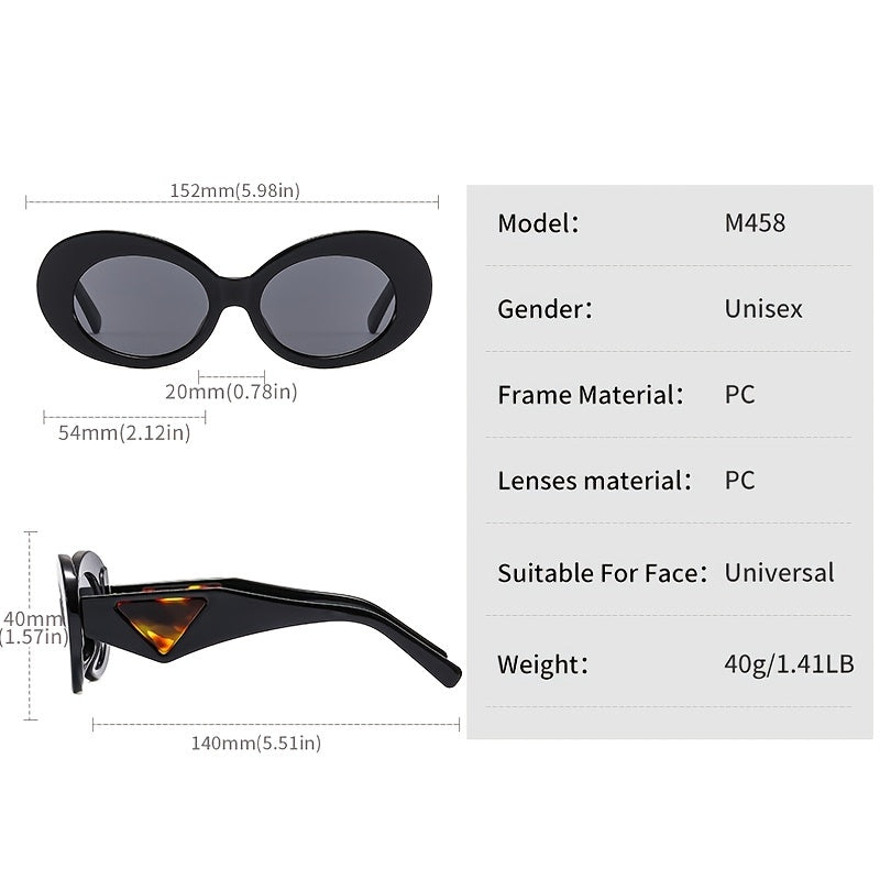 Oval Sunglasses UV400 Vintage Ladies Stylish Small Round Sunglasses