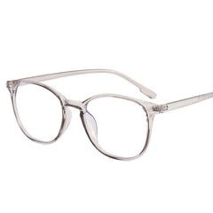 Multicolor Women's Round Frame Glasses Light Blocking Spectacles