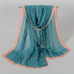 Boho Chiffon Yarn Scarf Lightweight Shawl Wrap Sunscreen Hijab