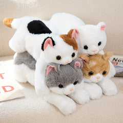 68in Plush Cat Toy Family Companion Soft Stuffed Animal Pillow