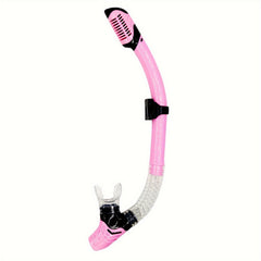Adults Dry Snorkel with Top Drying Valve & Food Silicone