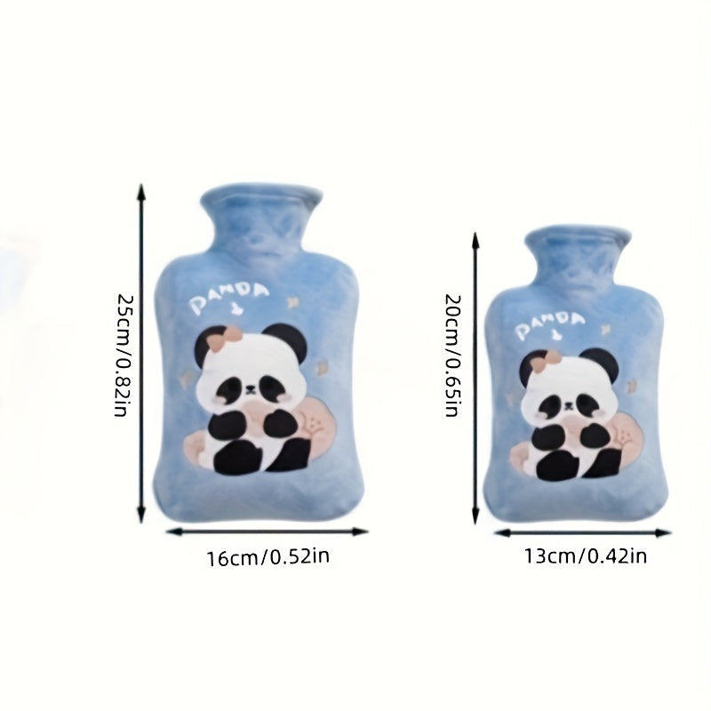 500ml 1000ml Panda Hot Water Bag Plush Safety Hand Warmer