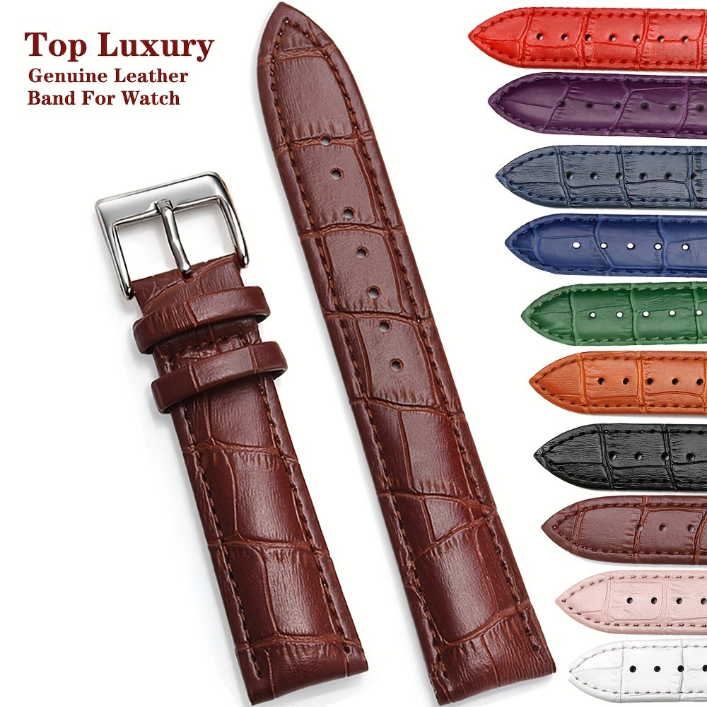 Leather Watchbands 20 22 24mm Watch Band Strap High Wrist Belt Bracelet