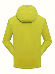 Men's Thermal Fleece Skiing Hooded Jacket Windproof Waterproof Windbreaker