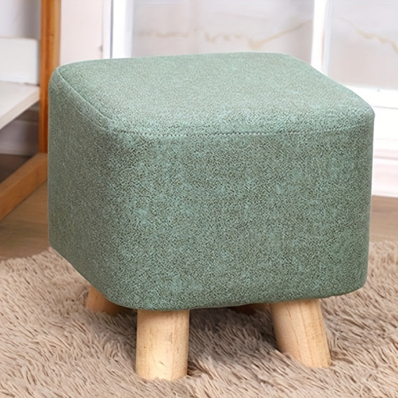 Fabric Shoe Changing Stool Small Chair Solid Stool