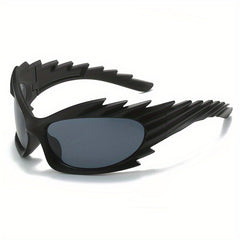 Y2K Wrap Around Sunglasses UV400 Cyberpunk Outdoor Glasses