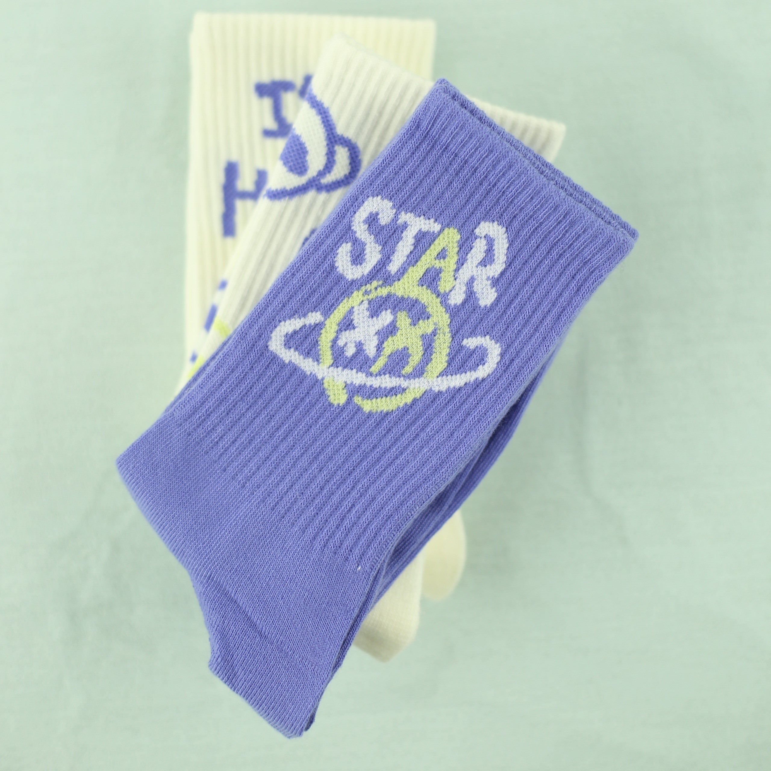 Men's Cartoon Bear Crew Socks 3 Pairs