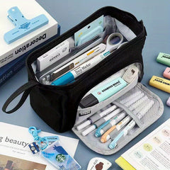 Large Capacity Pencil Case for Students Middle High School Office Supplies