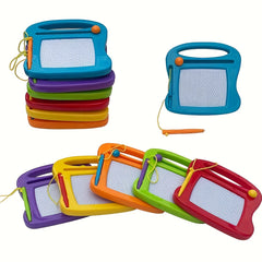 12 Mini Magnetic Drawing Boards for Kids, Erasable Graffiti and Sketching Board