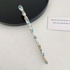 Marble Pattern Hairpin Headdress Vintage Hair Accessories
