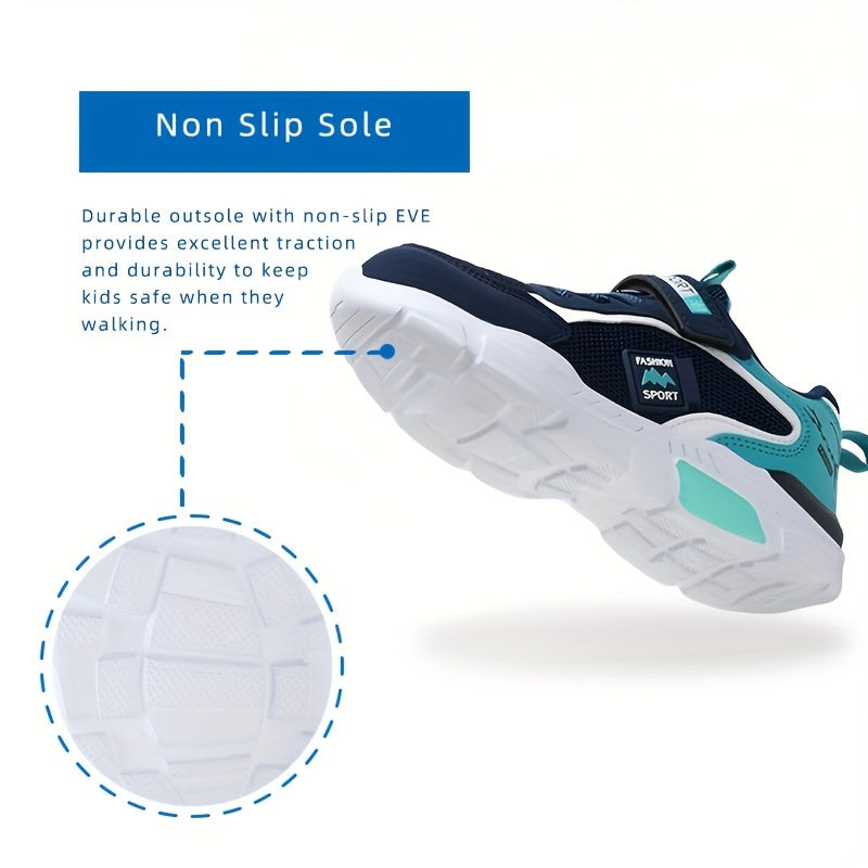 Breathable Mesh Sneakers for Boys and Girls Shock Absorbing Non Slip Shoes