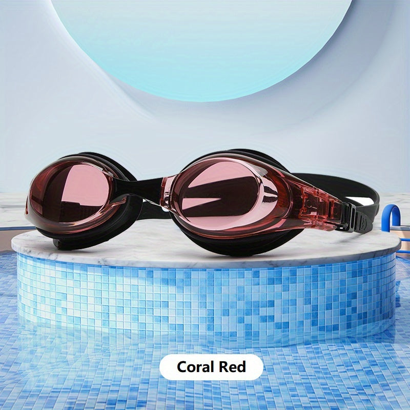 Adjustable Waterproof Swimming Goggles With Storage Box