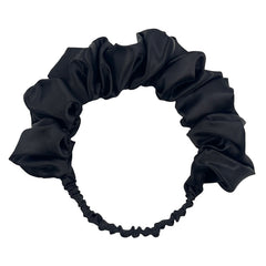 Colorful Ruched Hairband Fluffy Wide Hair Band