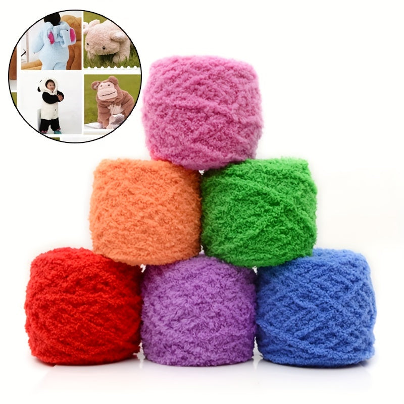 Coral Velvet Wool Thread Towel DIY Material 100 Acrylic 95g 3mm