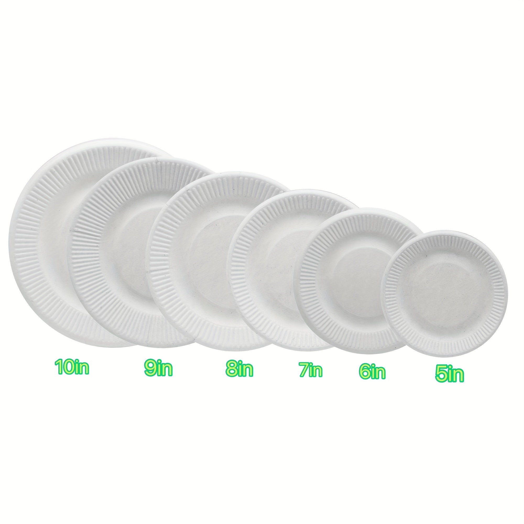 Eco Sugarcane Paper Plates, 17-Pack