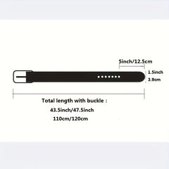 Men's Casual Business Buckle Belt for Outdoor Party Holiday