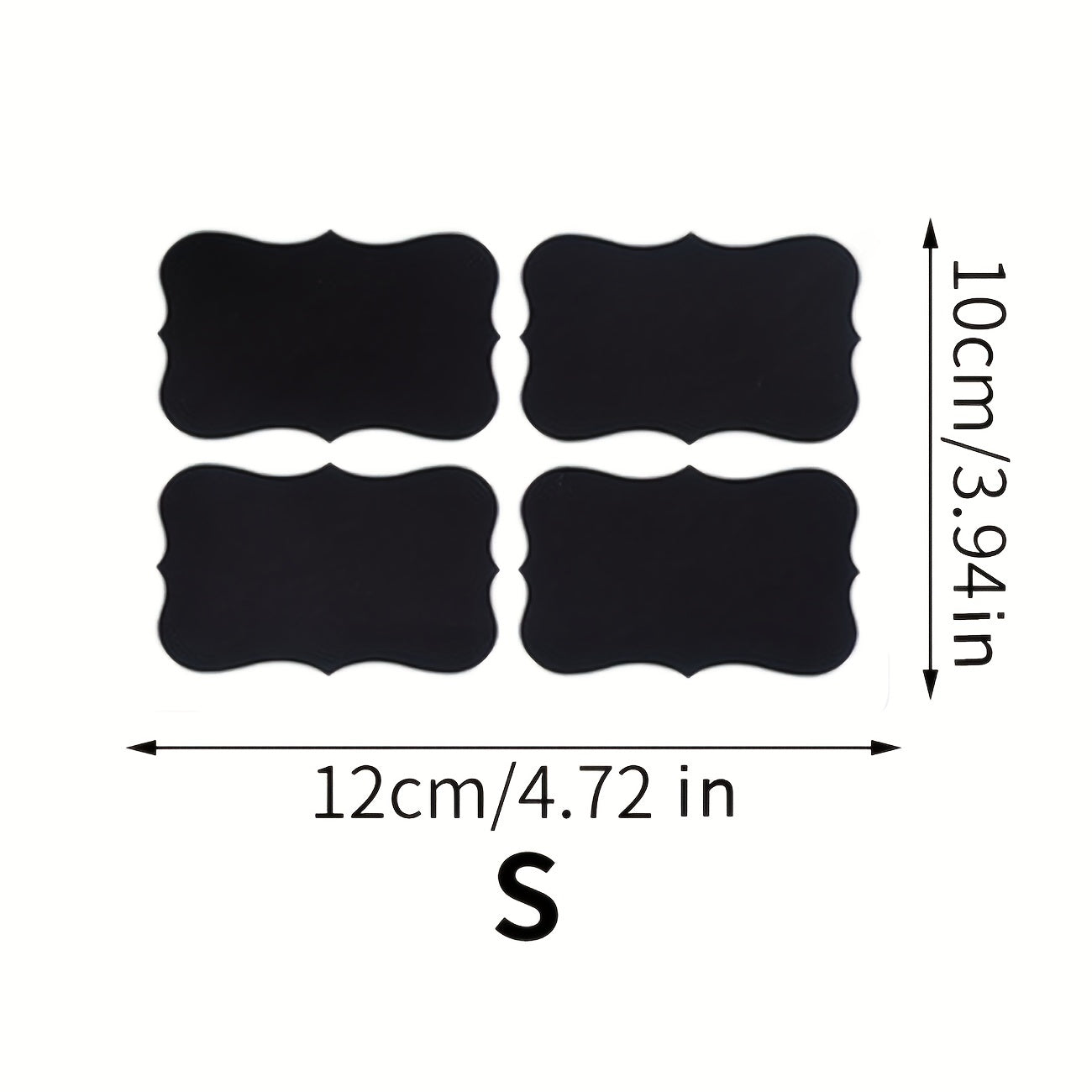 5pcs Blackboard Label Reusable Sticker for Can and Box