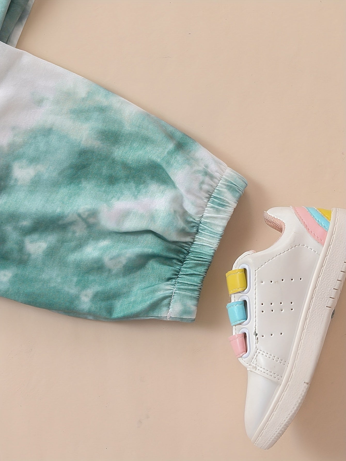 Girl's Tie Dye 2pc Sweatshirt & Sweatpants Set for Spring Fall