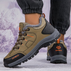 Plush Lined Furry Snow Boots Non Slip Snow Shoes