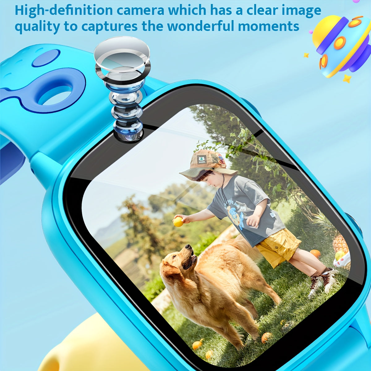 TAOPON Kids Smart Watch with Camera and HD Display