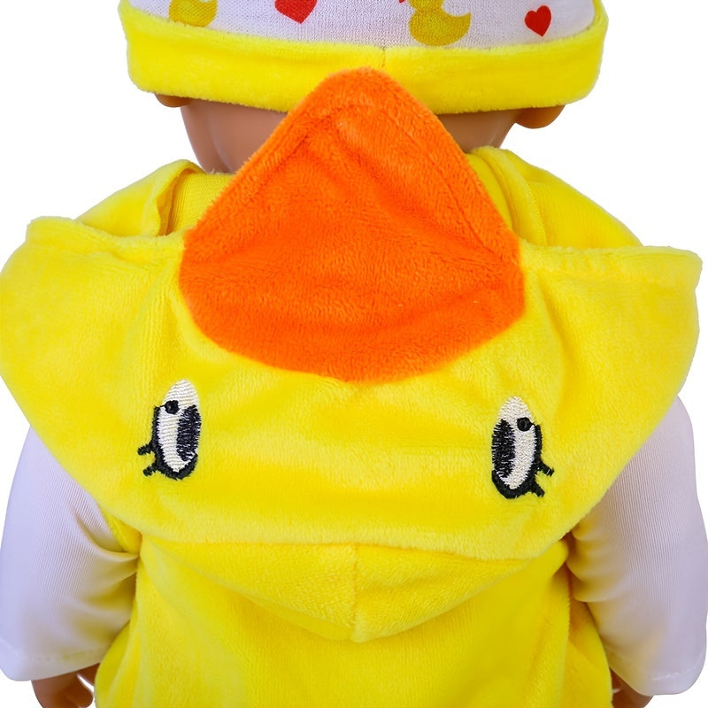 Yellow Duck Doll Clothes Set For 17-18 Inch Dolls