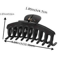 Matte Solid Hair Claw Set - Shark Claw Ponytail Holder