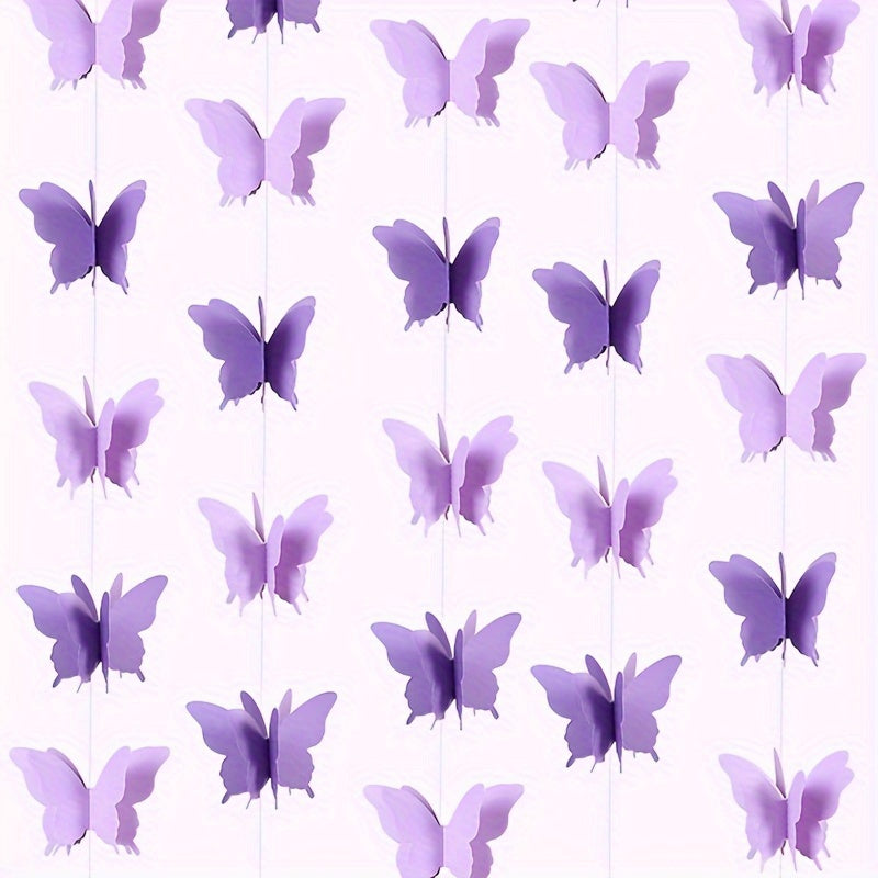 1pc Butterfly Hanging Garland Paper Bunting Party Decor