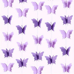 1pc Butterfly Hanging Garland Paper Bunting Party Decor