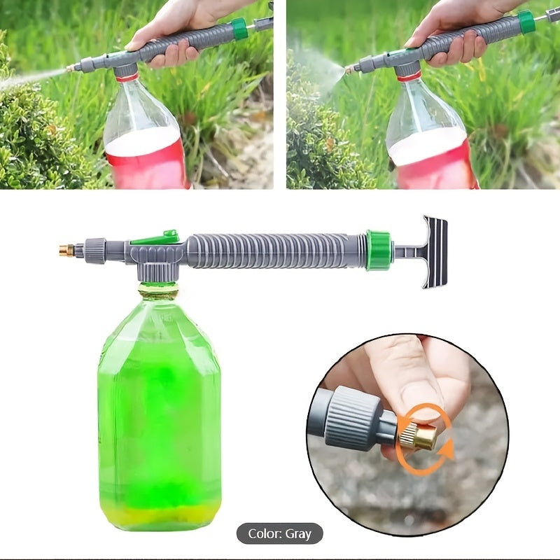 Plastic Watering Nozzle Adjustable Handheld Spray Nozzle for Gardening