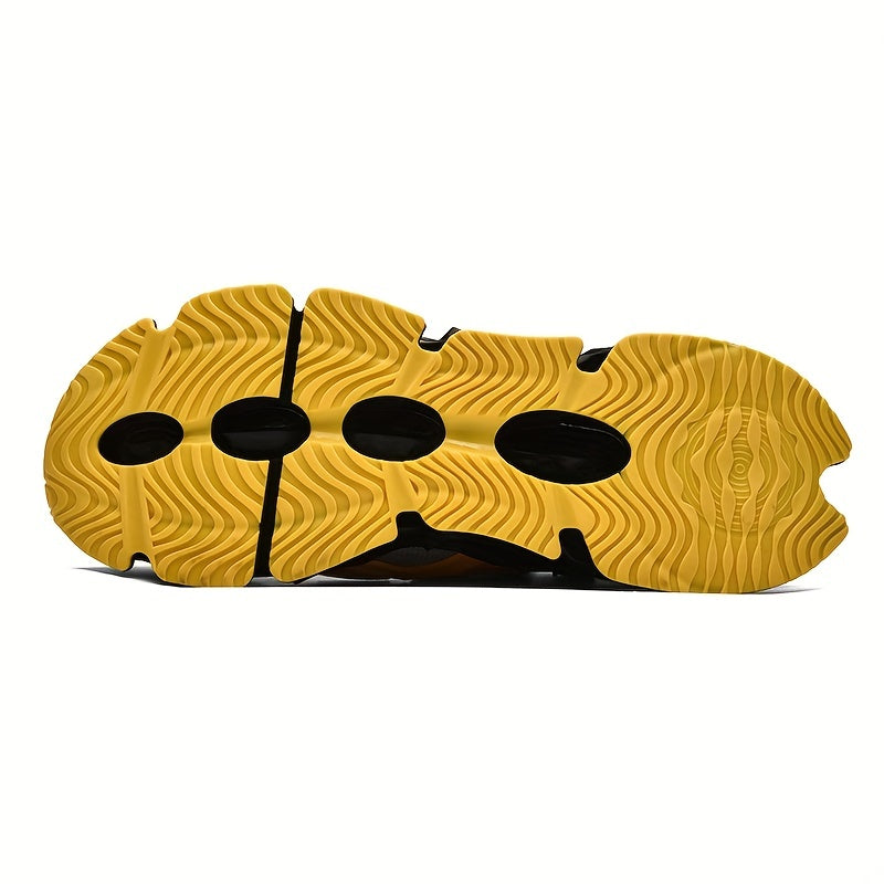 Men's Graffiti Print Lace-up High Top Blade Sneakers