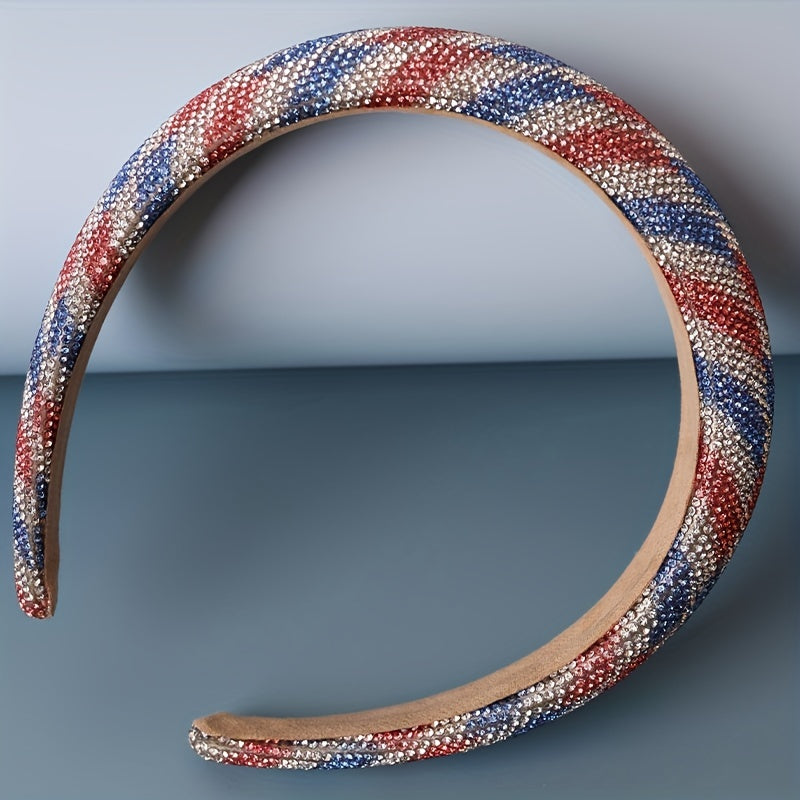 Independence Knotted Hair Band American Flag Element Head Hoop