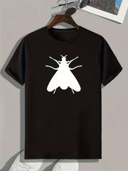 Insect Pattern Print Men's Comfy Sports T-shirt Graphic Tee