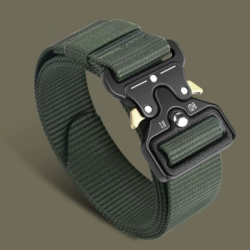 Men's Sports Cargo Casual Nylon Belt Quick Release Buckle