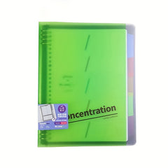 B5 Loose leaf Spiral Notebook with Divider Bag Labels
