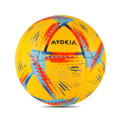 Size 5 Soccer Ball with Pump for Outdoor Training and Entertainment